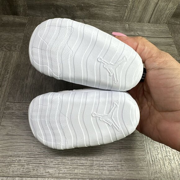 Jordan 11 Crib Bootie Infant size 4c White Legend Blue CI6165-104 - Picture 7 of 8